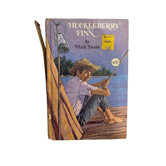 Huckleberry Finn by Mark Twain Hardcover Book - Picture 2 of 13